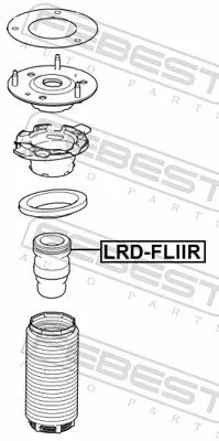 FEBEST Rubber Buffer, suspension (LRD-FLIIR)