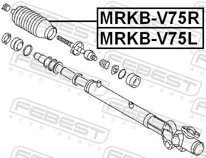 FEBEST Bellow, steering (MRKB-V75L)