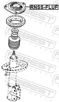 FEBEST Suspension Strut Support Mount (RNSS-FLUF)