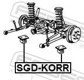 FEBEST Rubber Buffer, suspension (SGD-KORR)
