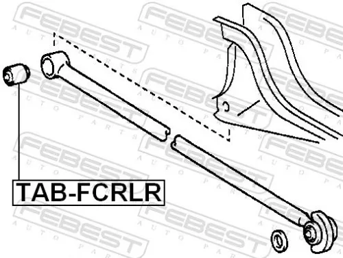 FEBEST Mounting, control/trailing arm (TAB-FCRLR)