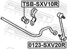 FEBEST Mounting, stabiliser bar (TSB-SXV10R)