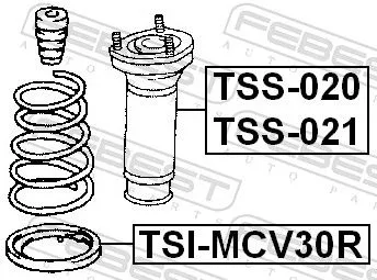 FEBEST Spring Seat (TSI-MCV30R)