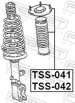 FEBEST Suspension Strut Support Mount (TSS-041)