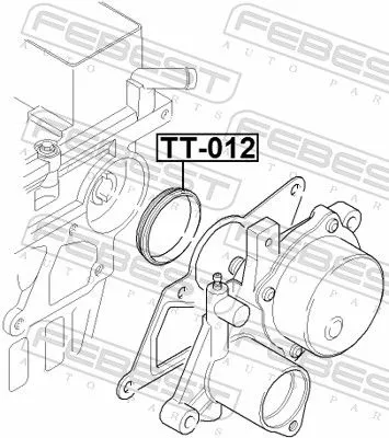 FEBEST Gasket, vacuum pump (TT-012)