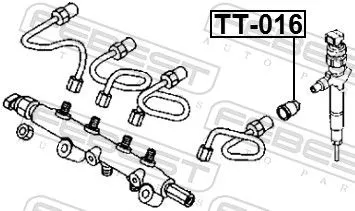 FEBEST Seal Ring, injector (TT-016)