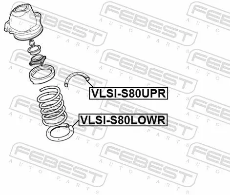 FEBEST Spring Seat (VLSI-S80LOWR)
