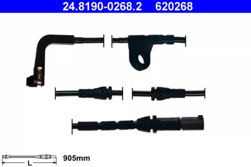 Warning Contact, brake pad wear