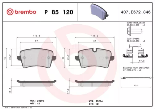 Brake Pad Set, disc brake