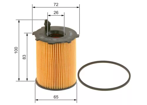 BOSCH Oil Filter (1457429238)
