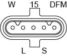 BOSCH Alternator (1 986 A00 914)