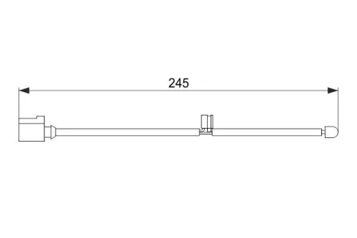 BOSCH Warning Contact, brake pad wear (1 987 474 563)