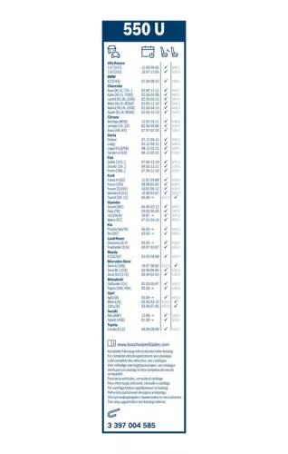 BOSCH Wiper Blade (3397004585)