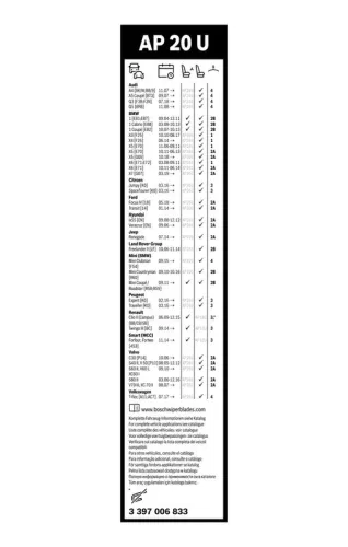 BOSCH Wiper Blade (3 397 006 833)