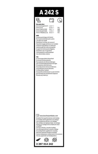 BOSCH Wiper Blade (3397014242)