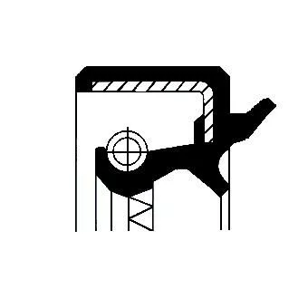 CORTECO Shaft Seal, differential (19034041B)