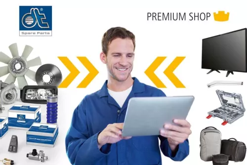 DT Spare Parts Shock Absorber, driver cab suspension (4.64464)