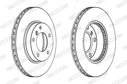 FERODO Brake Disc (DDF258)