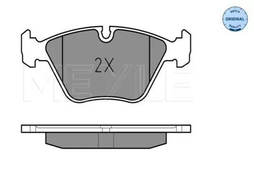 MEYLE Brake Pad Set, disc brake (0252096820)