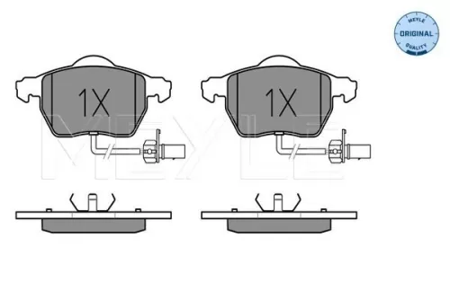 MEYLE Brake Pad Set, disc brake (0252301820/W)