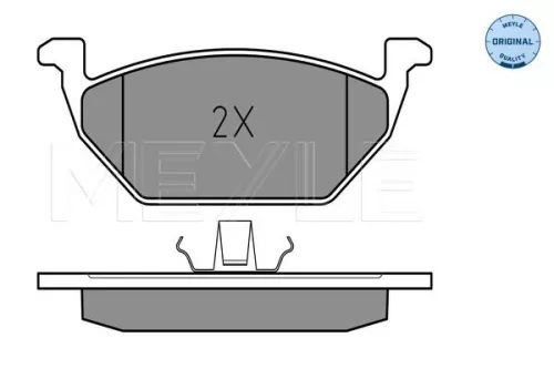 MEYLE Brake Pad Set, disc brake (0252313119/W)