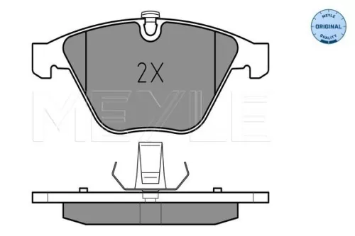 MEYLE Brake Pad Set, disc brake (0252334720)
