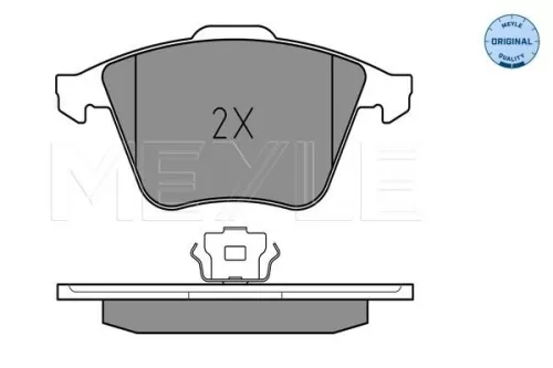MEYLE Brake Pad Set, disc brake (0252380120/W)