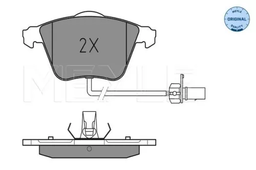 MEYLE Brake Pad Set, disc brake (0252395020/W)