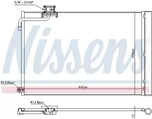 NISSENS Condenser, air conditioning (940414)