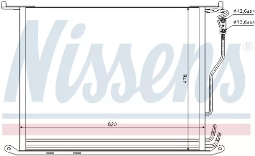 NISSENS Condenser, air conditioning (94380)