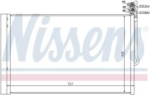 NISSENS Condenser, air conditioning (940157)
