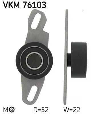 SKF Tensioner Pulley, timing belt (VKM 76103)