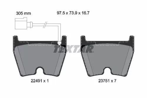 Brake Pad Set, disc brake