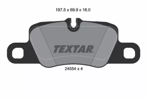 TEXTAR Brake Pad Set, disc brake (2455402)