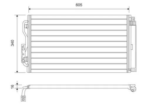 VALEO Condenser, air conditioning (814191)