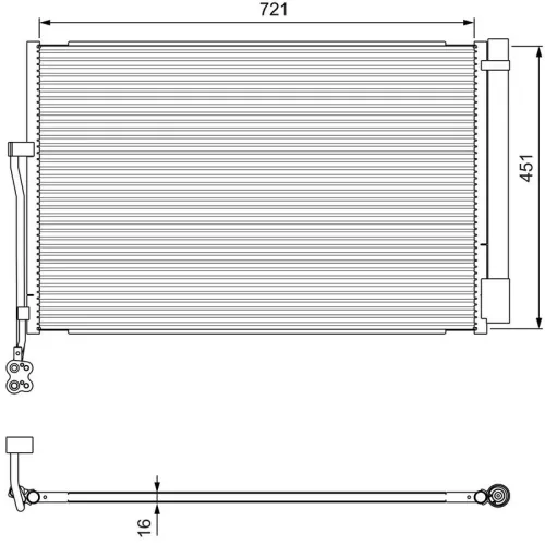 VALEO Condenser, air conditioning (814379)
