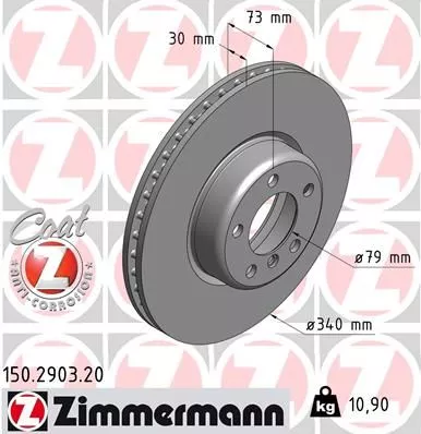 ZIMMERMANN Brake Disc (150.2903.20)