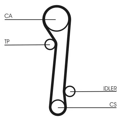 CONTINENTAL CTAM Timing Belt (CT781)