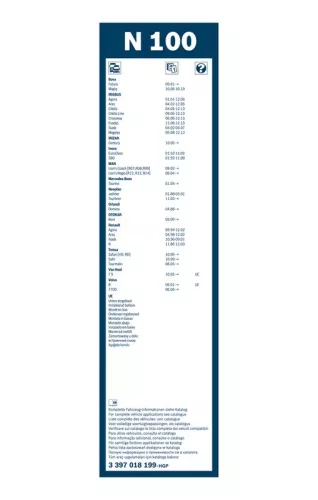 BOSCH Wiper Blade (3397018199)