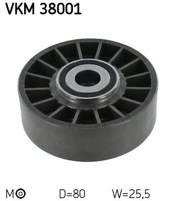 SKF Belt Tensioner, V-ribbed belt (VKM38001)