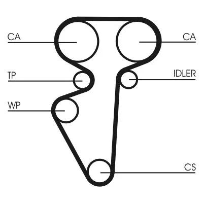 CONTINENTAL CTAM Timing Belt (CT996)