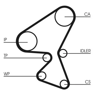 CONTINENTAL CTAM Timing Belt (CT1092)