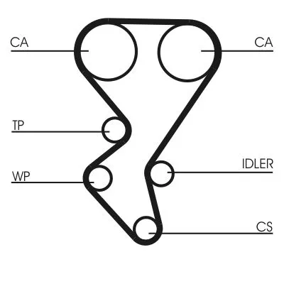CONTINENTAL CTAM Timing Belt (CT1092)