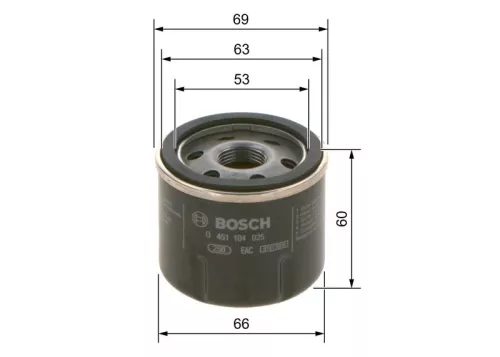 BOSCH Oil Filter (0451104025)