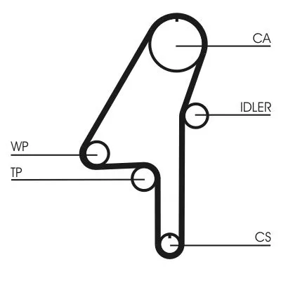 CONTINENTAL CTAM Timing Belt (CT1010)