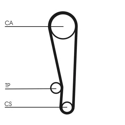 CONTINENTAL CTAM Timing Belt (CT1013)