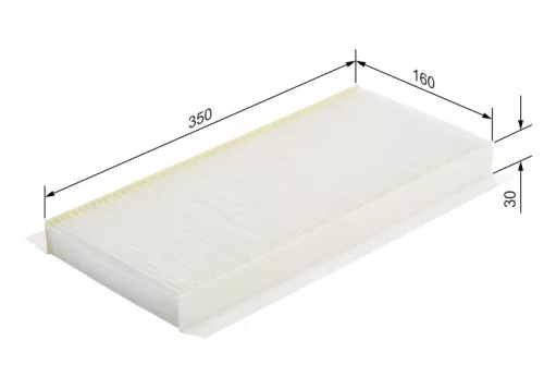 BOSCH Filter, cabin air (1987432045)