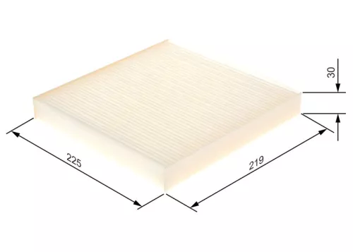 BOSCH Filter, cabin air (1987432083)
