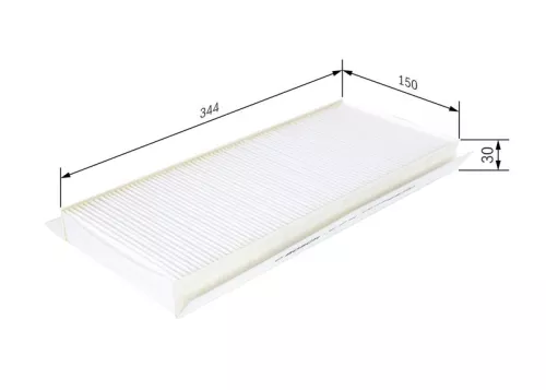 BOSCH Filter, cabin air (1987432006)