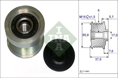 Alternator Freewheel Clutch